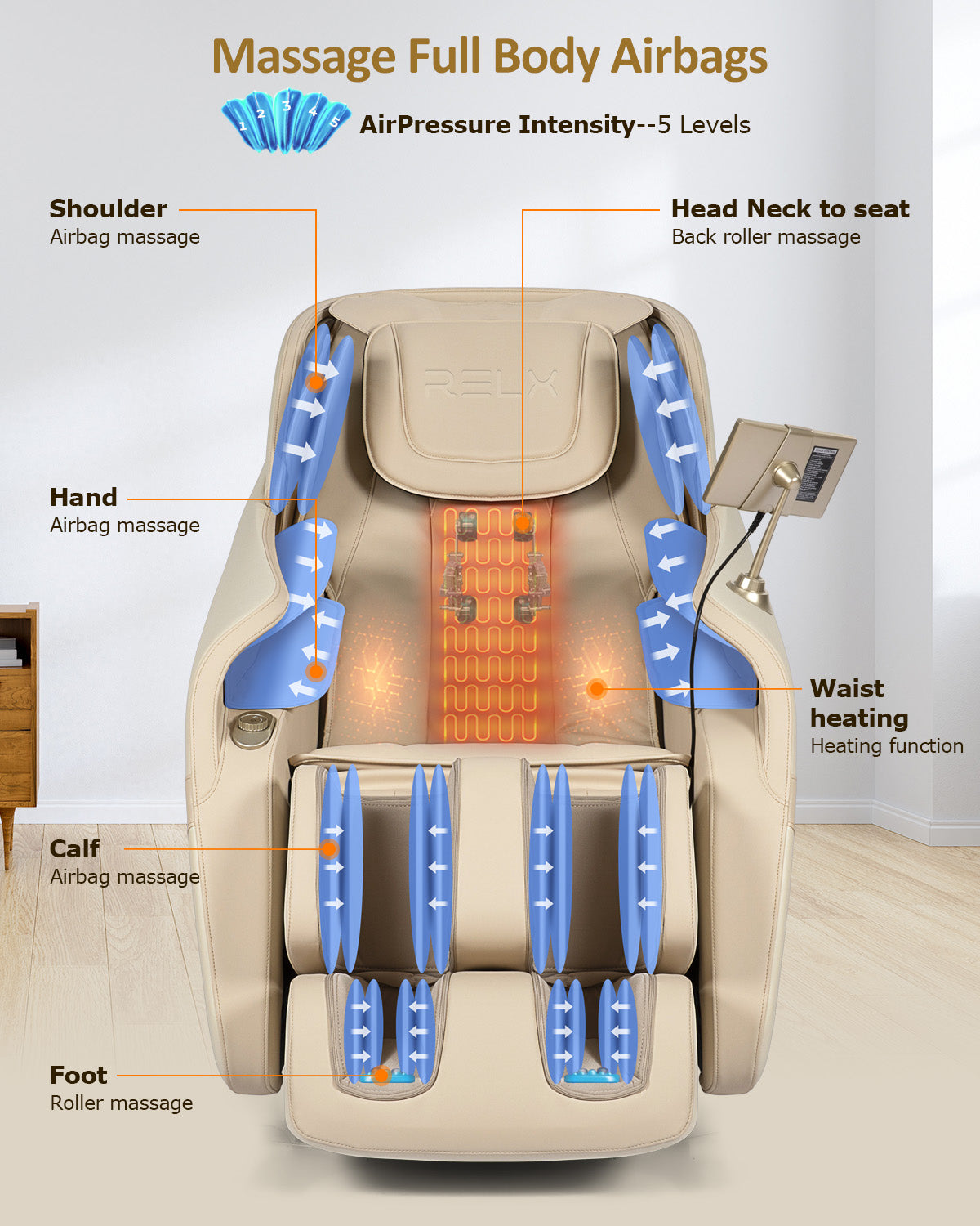 Relxx RELX Venus Pro Massage Chair – RELX Massage