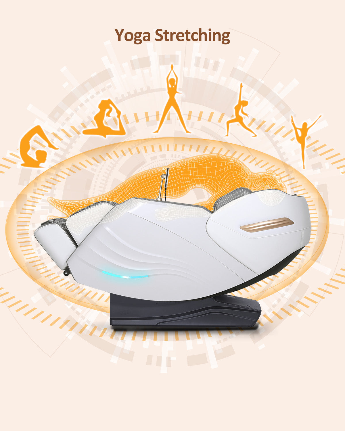 RELX Mars Pro Massage Chair (Elite) - Space White